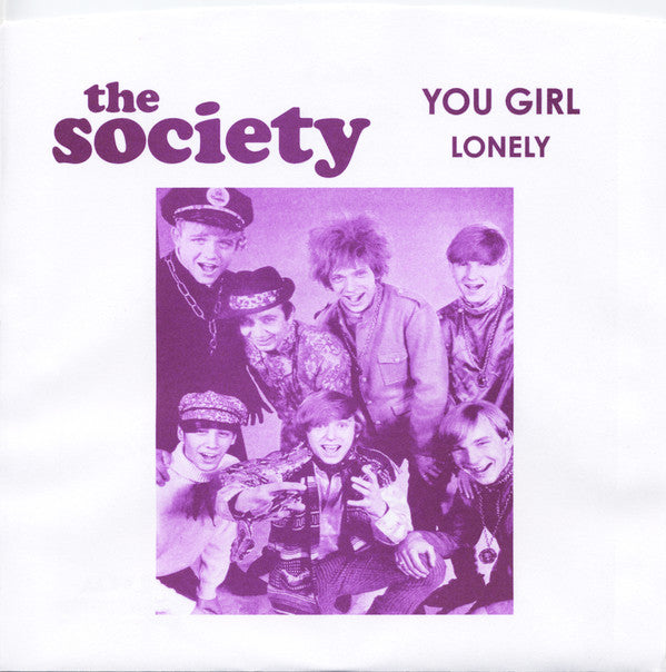 The Society  ‎– You Girl / Lonely 45