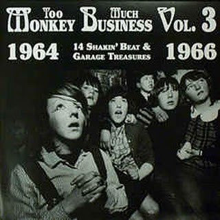 Various ‎– Too Much Monkey Business Vol. 3 (14 Shakin' Beat & Garage Treasures 1