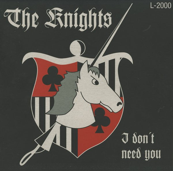 The Knights  ‎– I Don't Need You LP