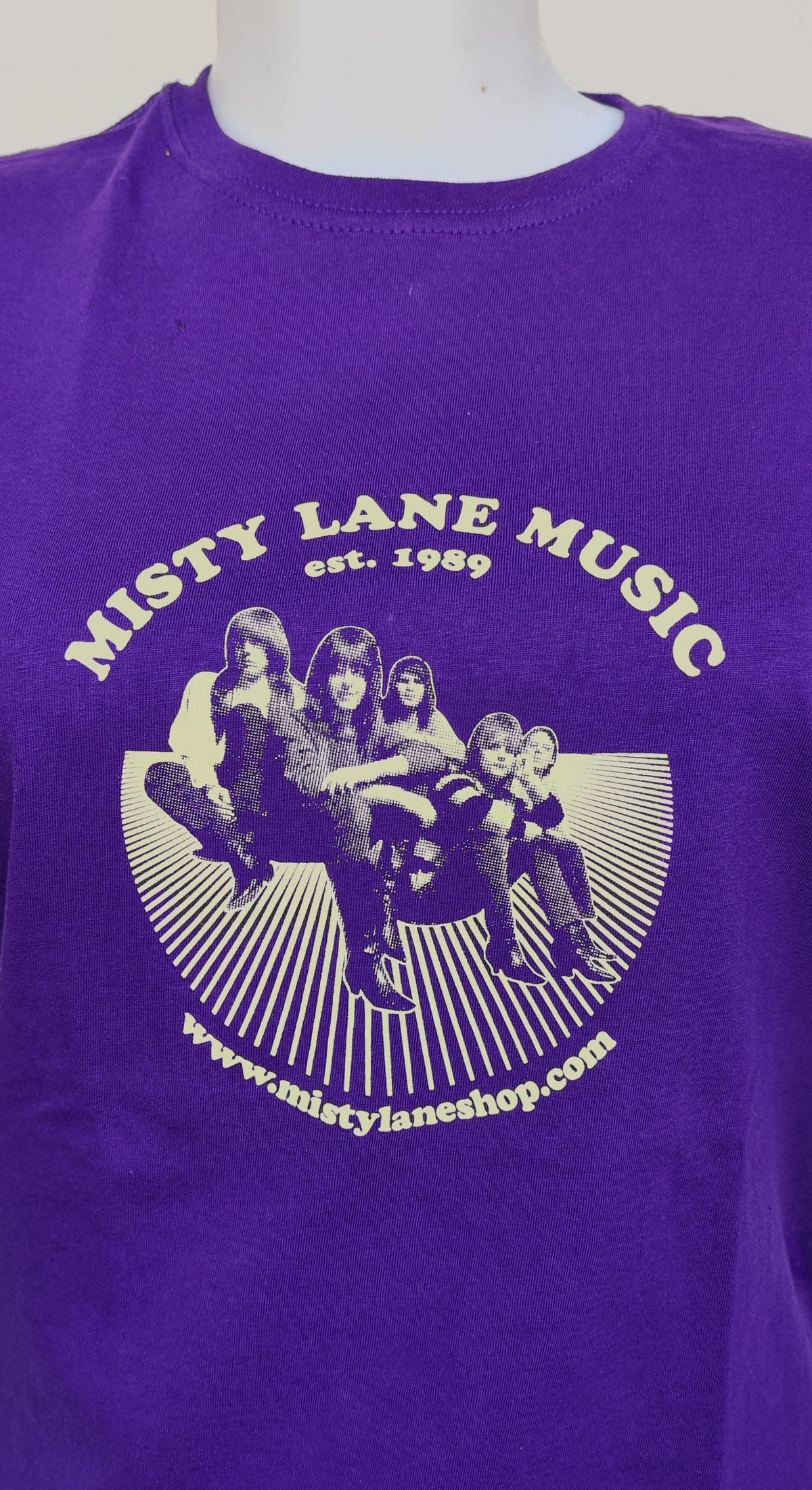 Misty Lane logo/band Lady T- Shirt