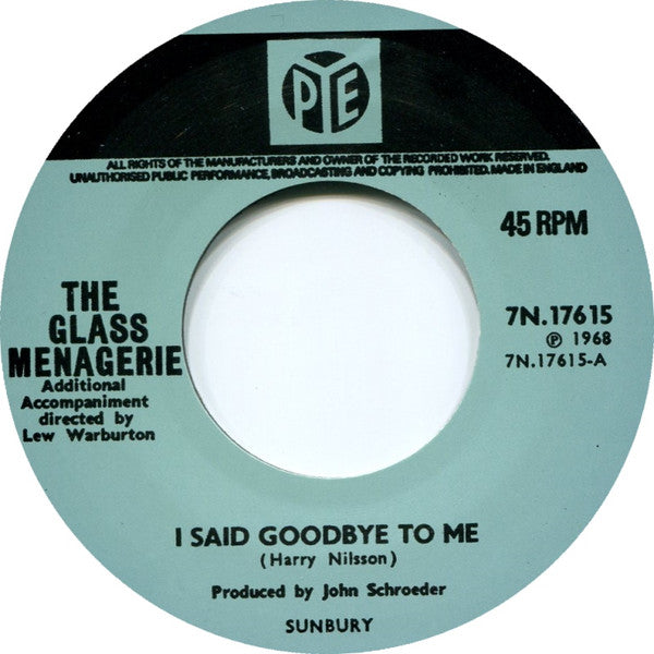 The Glass Menagerie – I Said Goodbye To Me 45