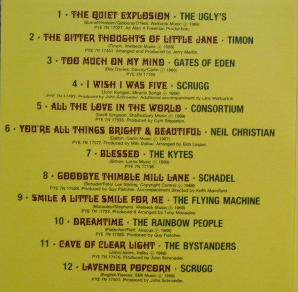 Various ‎– Paisley Pop - Pye Psych [& Other Colours] 1966-1969