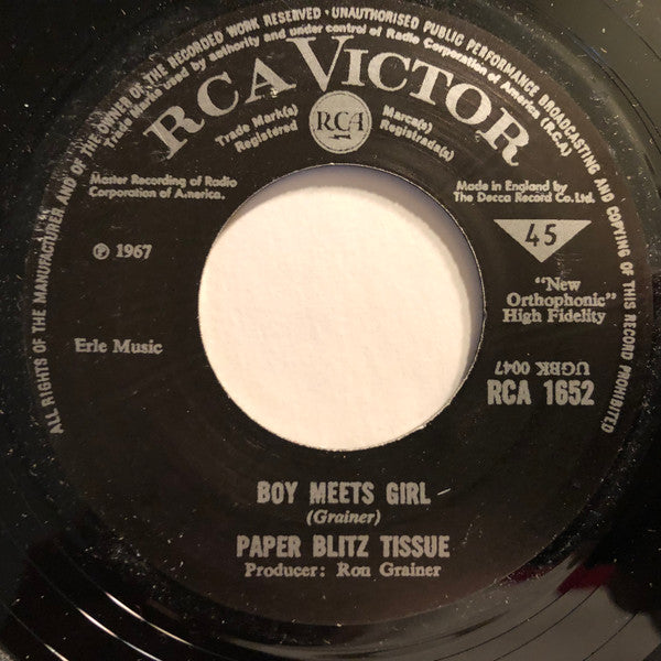 Paper Blitz Tissue – Boy Meets Girl 45