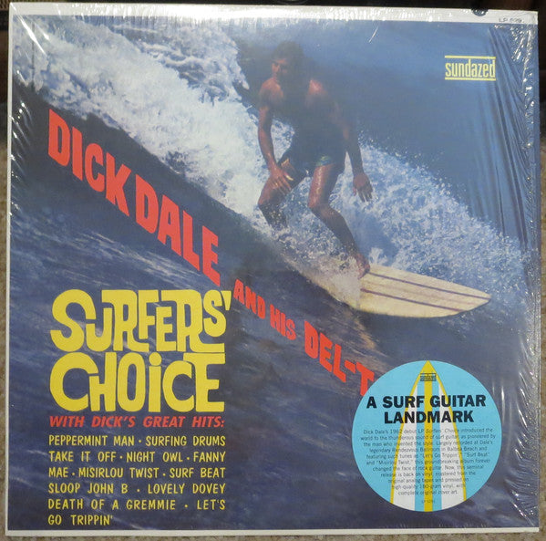 DICK DALE "Surfer's Choice" Sundazed LP