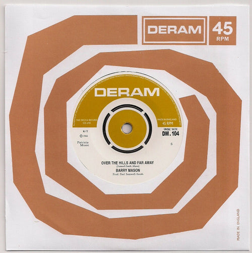 Barry Mason ‎– Over The Hills And Far Away 45